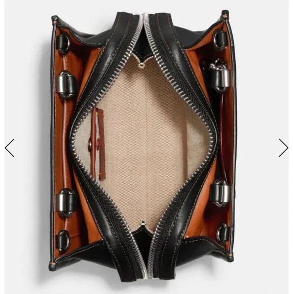 Coach Black Leather Handbag - Picture 6 of 10